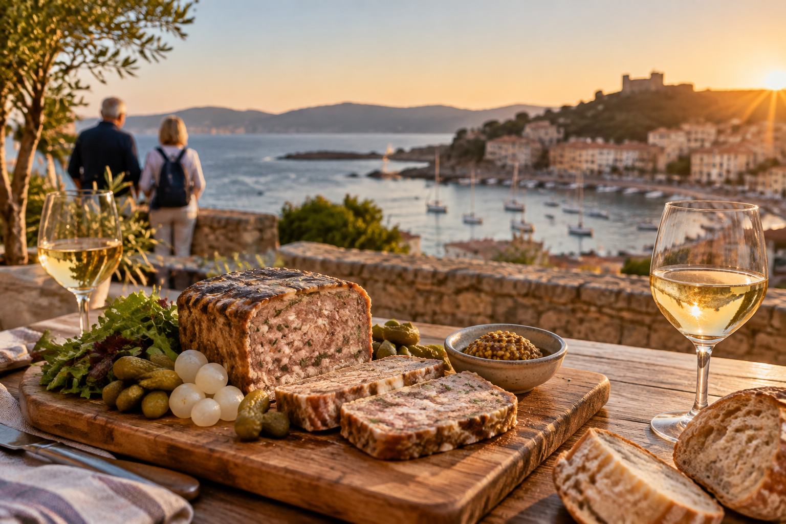 Illustration culinaire — terrine fermière maison